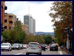 Kungsgatan towards Police HQ